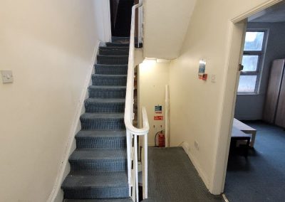 Internal corridor and stairwell at 304 Cheetham Hill Road