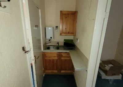 kitchen of shop to rent in Burnage