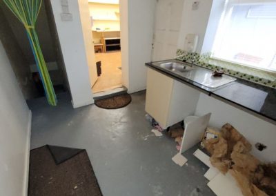 Kitchen area at 38 Chorley Road Swinton - shop to rent in Manchester