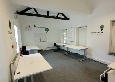 Character office with vaulted ceiling in Warrington