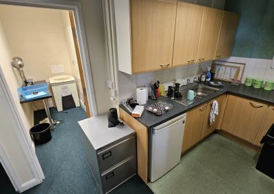 Kitchen at Barlow House - office to rent