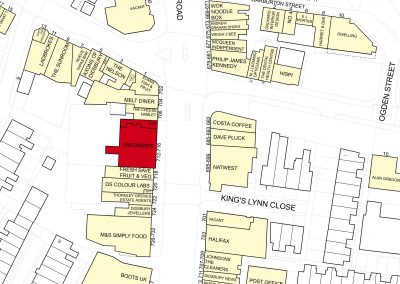 GOAD plan of Wilmslow Road Didsbury - office space to rent